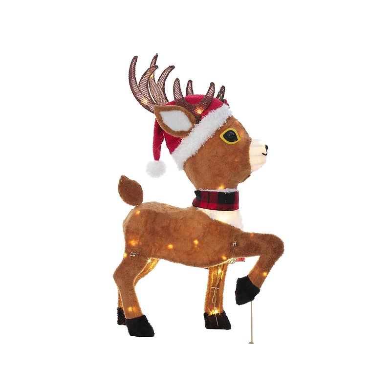 36" Plush Reindeer Figurine