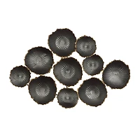 CosmoLiving by Cosmopolitan Black Metal Wall Décor