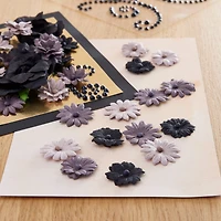 12 Packs: 48 ct. (572 total) Black Button Daisy Embellishments by Recollections™