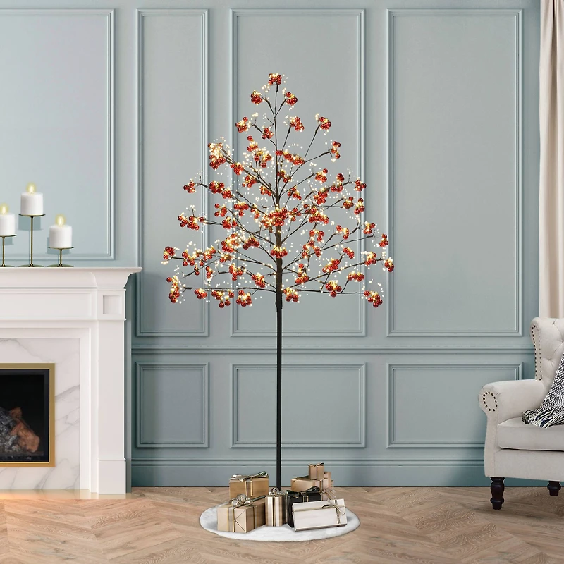 6ft. Pre-Lit Twig Artificial Christmas Tree