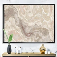 Designart - White Onyx Natural White Marble
