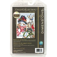 Dimensions® Snowman & Reindeer Counted Cross Stitch Kit