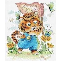 MP Studia Striped Hunter Counted Cross Stitch Kit