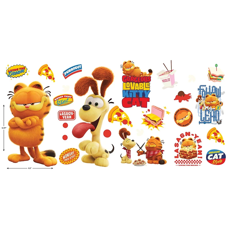 RoomMates The Garfield Movie Wall Decals