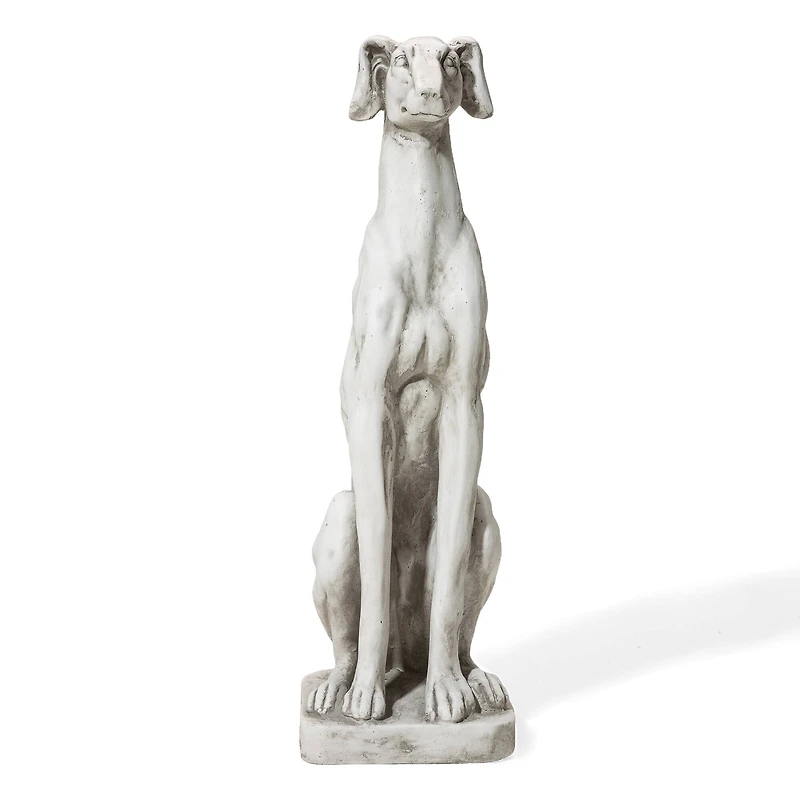Glitzhome® 32" Sitting Dog Garden Statue