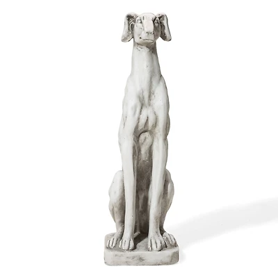 Glitzhome® 32" Sitting Dog Garden Statue