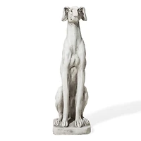 Glitzhome® 32" Sitting Dog Garden Statue