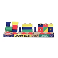 Wood Block Stacking Train