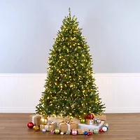 7.5ft. Pre-Lit Dunhill Fir® Shimmer Artificial Christmas Tree, Clear Lights