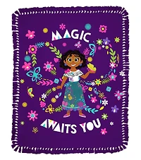 Encanto 72" Mirabel Magic Awaits No Sew Fleece Throw Kit