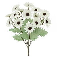 13.5" White & Cream Daisy Bush by Ashland®