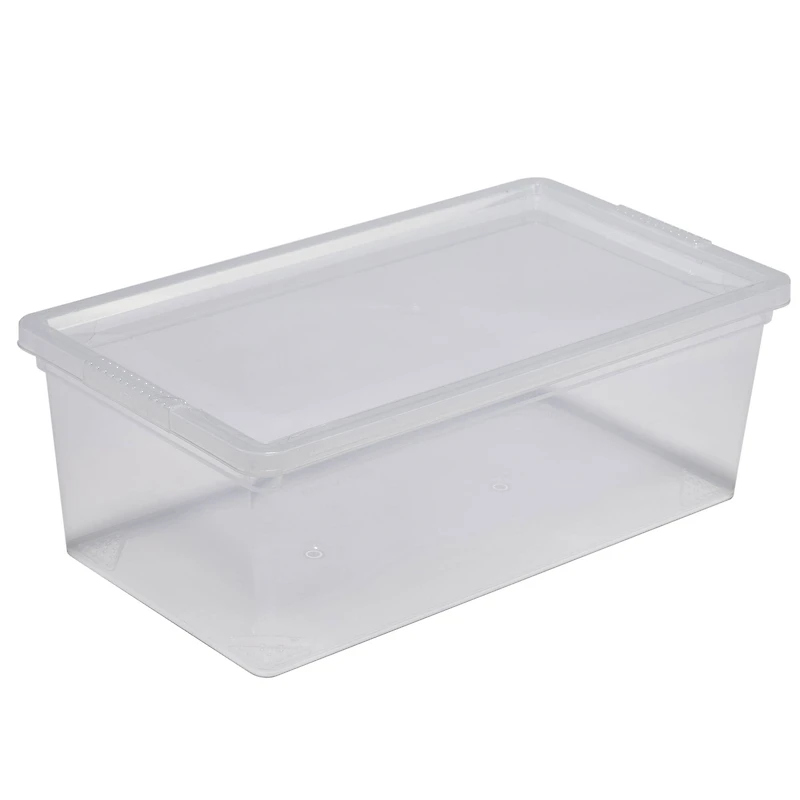 Simplify Clear Stackable Storage Bins with Lids