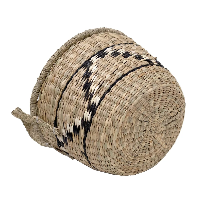 11.75" Natural Santa Fe Woven Seagrass Basket with Handles by Ashland®