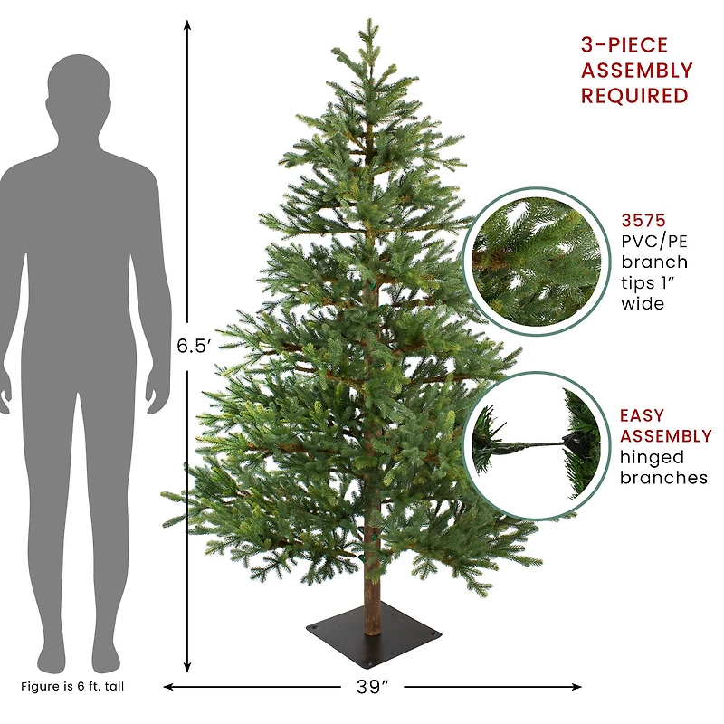 6.5ft. Unlit North Pine Artificial Christmas Tree