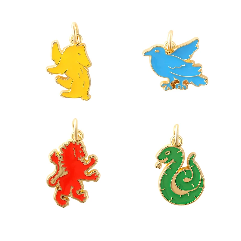 Harry Potter Hogwarts Houses Enamel Charm Set