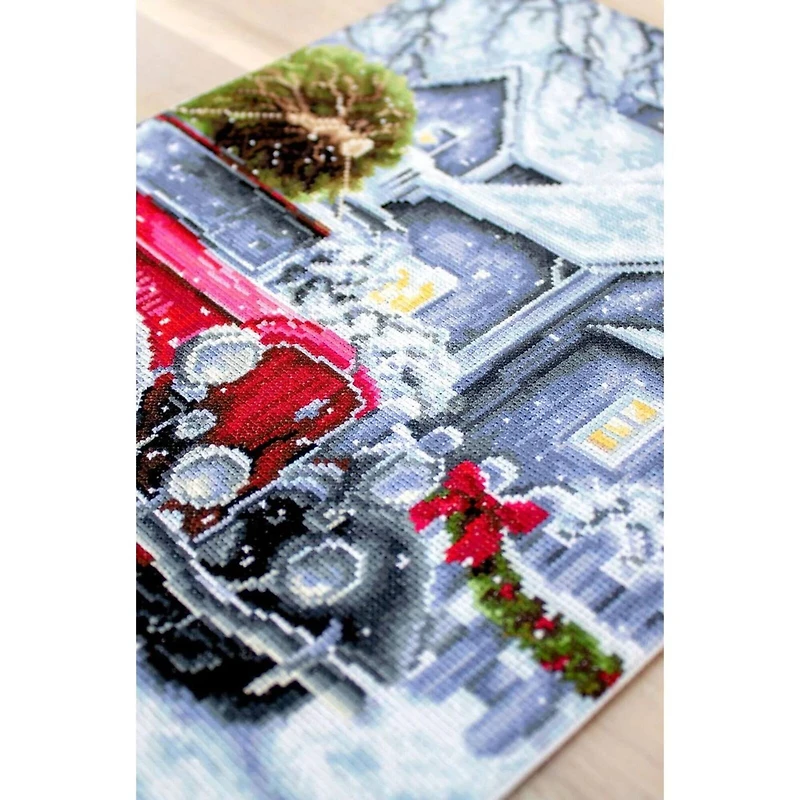 Luca-s Winter Holidays Counted Cross-Stitch Kit