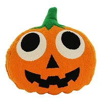 16" Silly Orange Pumpkin Face Pillow by Ashland®