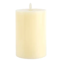4" x 6" Oscillating Flame LED Pillar Candle by Ashland