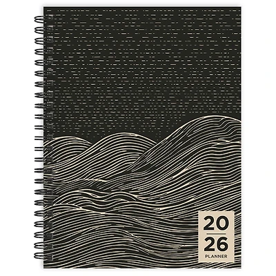 2026 Rolling Waves Medium Weekly Monthly Planner