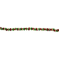 5ft. Green & Red Festive Jingle Bell Garland