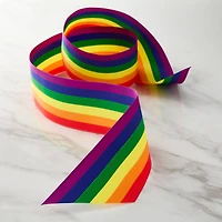 2.5" x 3yd. Wired Rainbow Grosgrain Ribbon by Celebrate It®