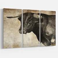Designart - Spanish Bull Sketch