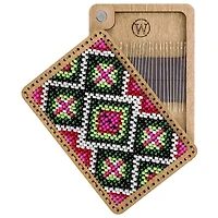 Wonderland Crafts Pink & Green Bead Embroidery Needle Box Kit