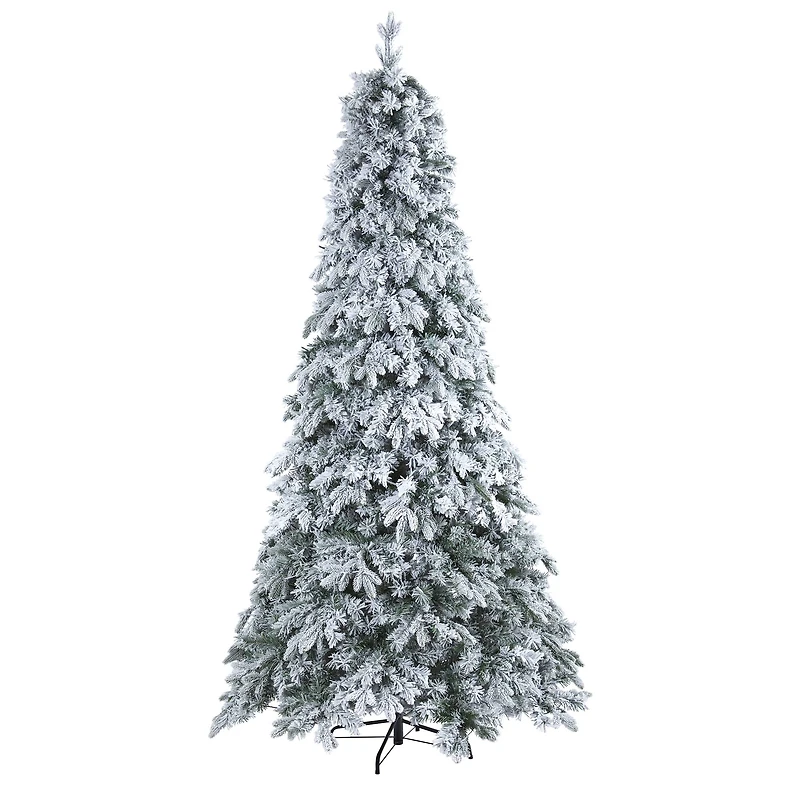 8ft. Pre-Lit Vermont Mixed Pine Artificial Christmas Tree, Clear LED Lights