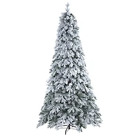 8ft. Pre-Lit Vermont Mixed Pine Artificial Christmas Tree, Clear LED Lights