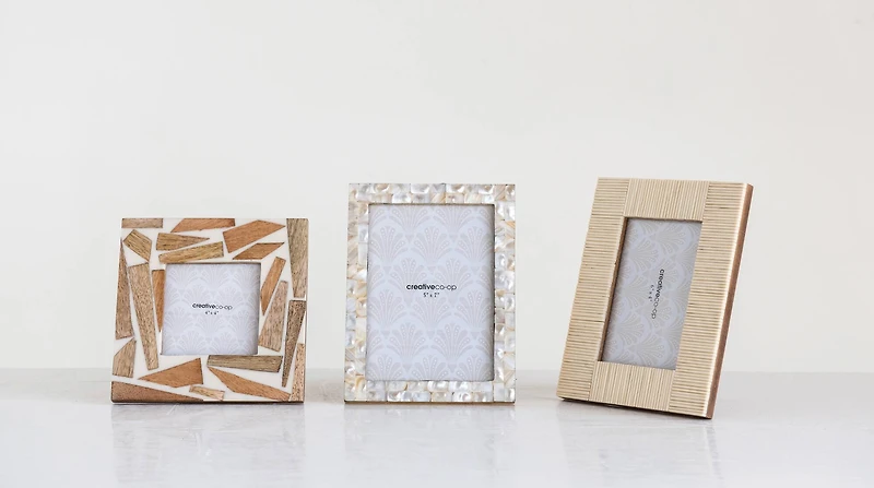 Hello Honey® Mother of Pearl 5" x 7" Photo Frame