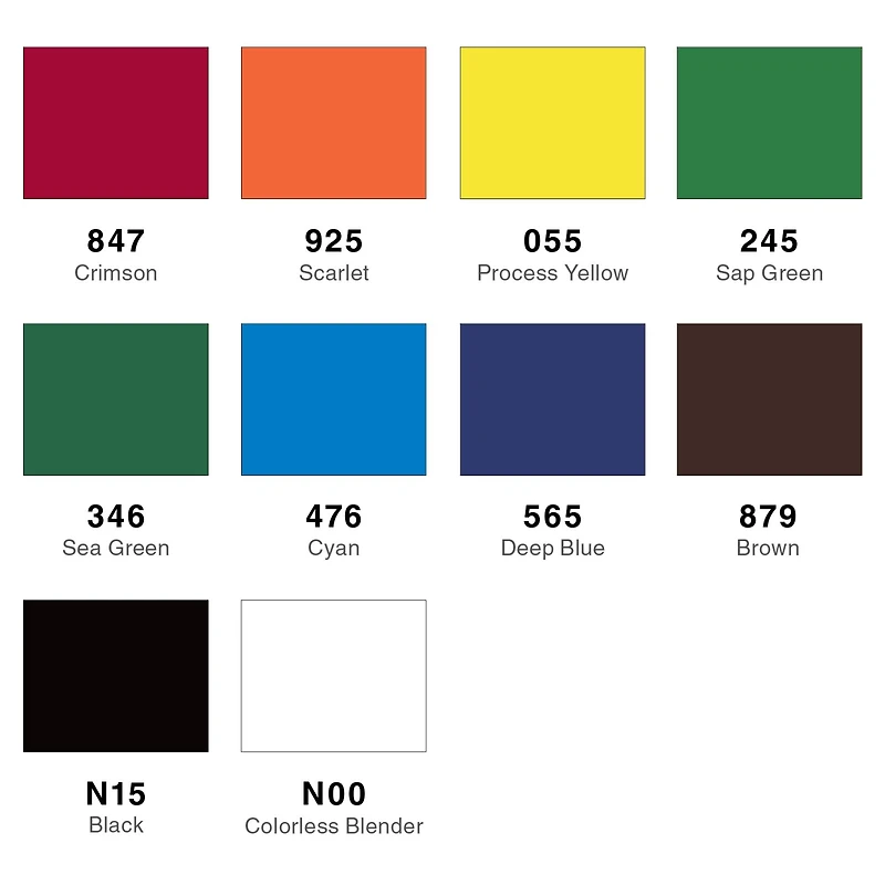 Tombow Primary Palette Dual Brush Pen Set