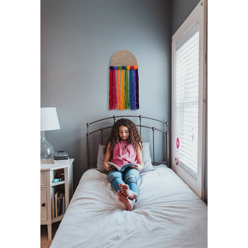 Kids Crafts Speak Like Maya Rainbow Wall Hanging Craft Kit