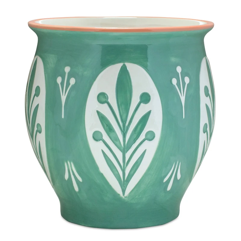 7" Decorative Ceramic Pot Set
