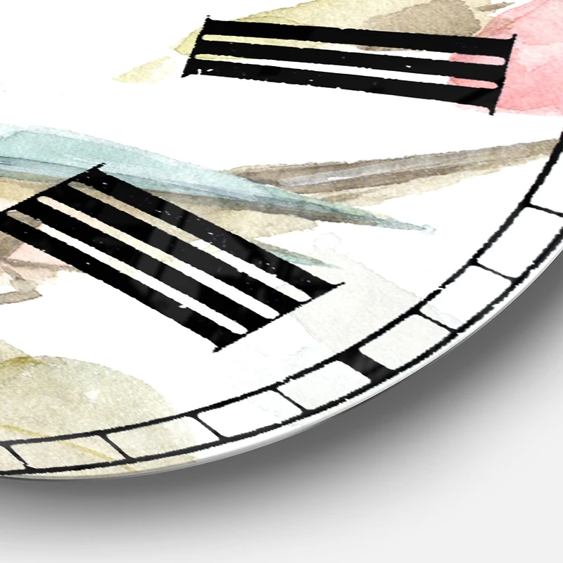 Designart 'Beautiful Bird Romance I Traditional Wall Clock