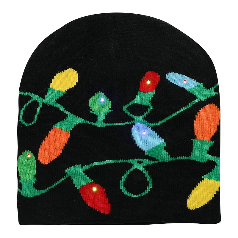 Christmas Bulbs Light Up Beanie by Celebrate It™