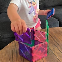 Crayola® 14 Piece Glitter Magnetic Building Tiles