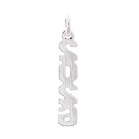 12 Pack: Silver Plated Year Charm by Bead Landing™