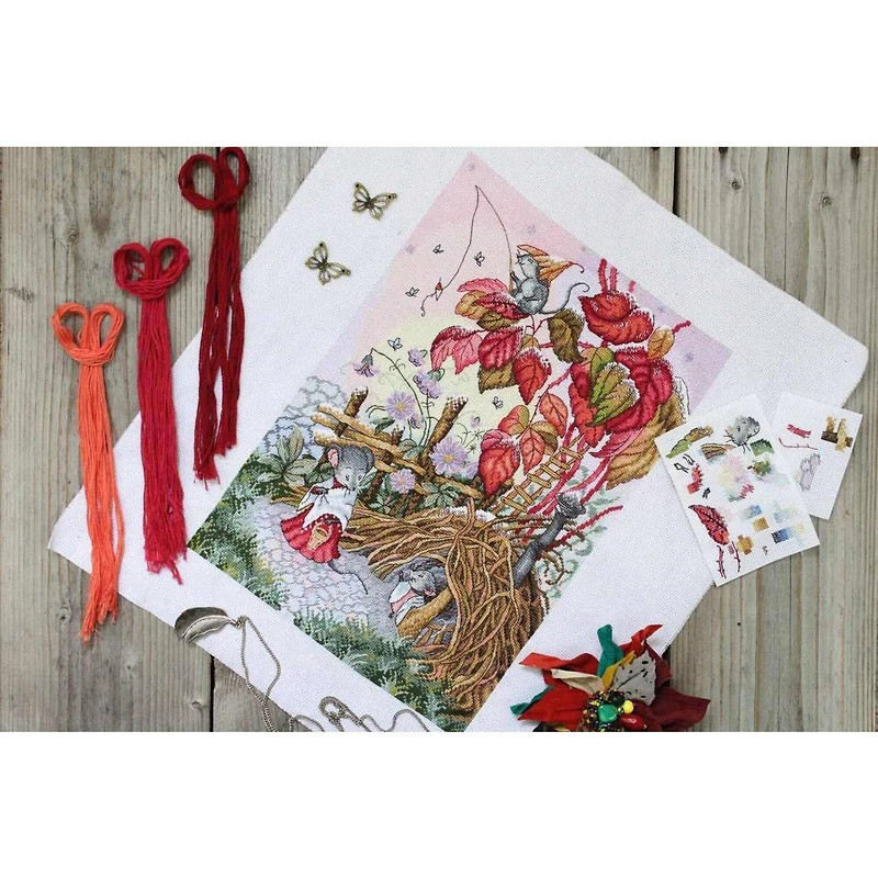 Mp Studia Autumn Morning Cross Stitch Kit