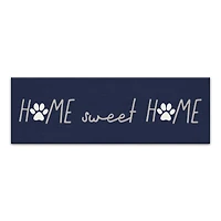 Home Sweet Home Pawprint Canvas Wall Art