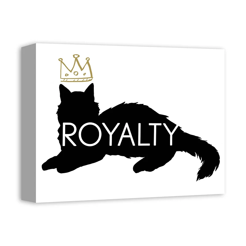Royalty Cat Canvas Wall Art