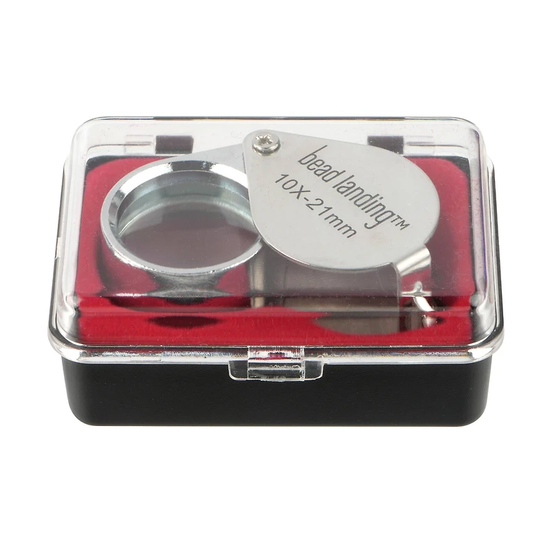 Silver 10X Magnification Loupe by Bead Landing™