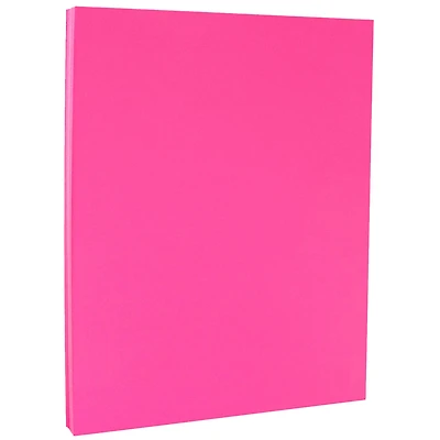 JAM Paper Brite Hue 8.5" x 11" 65lb. Cover Cardstock Pack
