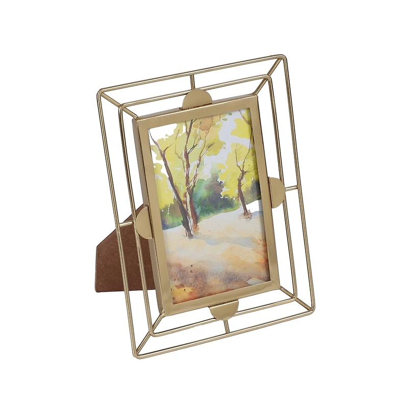 4" x 6" Gold Metal Wire Tabletop Frame, Atelier by Studio Décor®