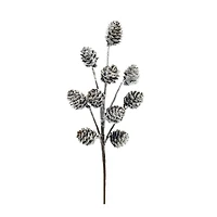 12" Snowy Pinecone Pick by Ashland®