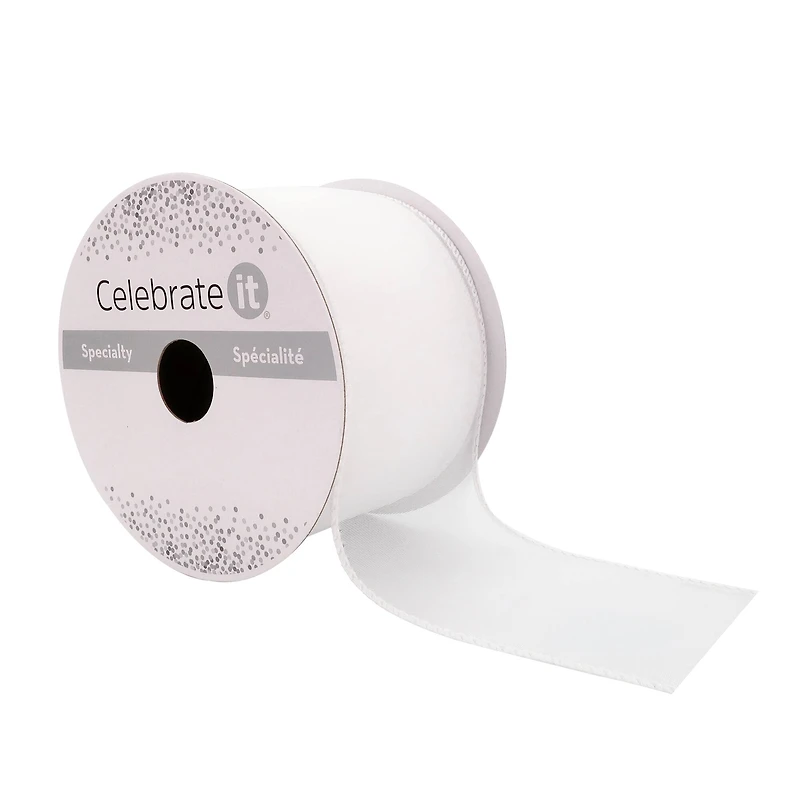 2.5" x 10yd. Sheer Wired Ribbon by Celebrate It® Specialty
