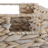 DII® White Wash Hyacinth Basket Set