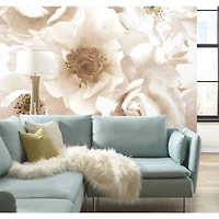 RoomMates Mr. Kate Creamy Floral Peel & Stick Wallpaper Mural