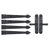 Household Essentials Black Carriage House Garage Door Magnet Set