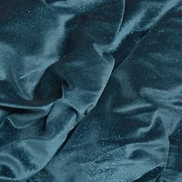 Feldman Emerald Sparkle Stretch Velvet Fabric
