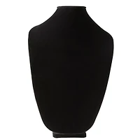 15" Black Velvet 3D Necklace Stand by Bead Landing™